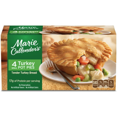 Marie Callender's Turkey Pot Pie Frozen Meal - 4-10 Oz - Safeway