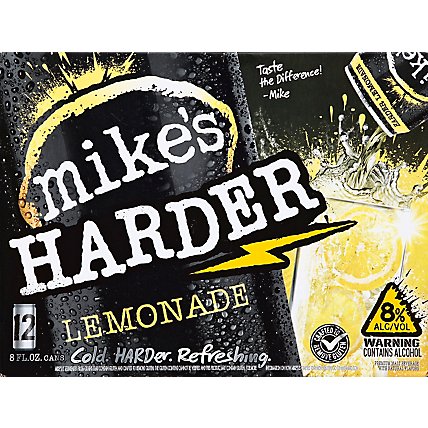 Mikes Harder Beverage Cool Harder Refreshing Lemonade Can - 12-8 Fl. Oz. - Image 3
