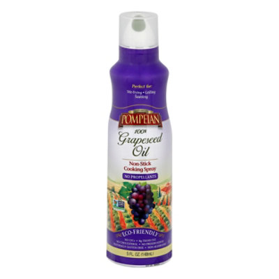 Pompeian Cooking Spray Non-Stick Grapeseed Oil - 5 Fl. Oz. - Image 3