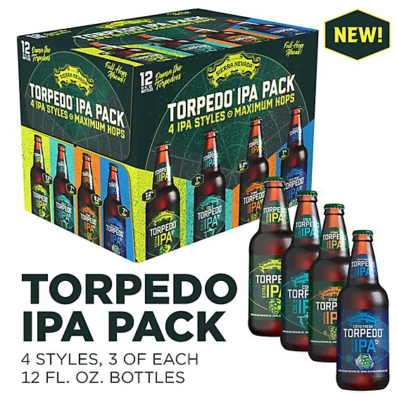 Sierra Nevada Torpedo IPA Pack In Bottles - 12-12 Oz