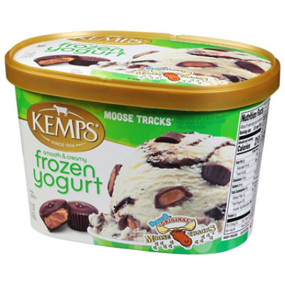 Kemps Moose Tracks Frozen Yogurt - 48 Oz - Image 4