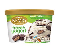 Kemps Moose Tracks Smooth & Creamy Frozen Yogurt - 1.5 Quart