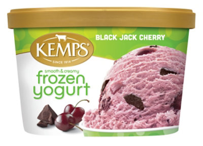 Kemps Black Jack Cherry Frozen Yogurt - 48 Oz - Image 1