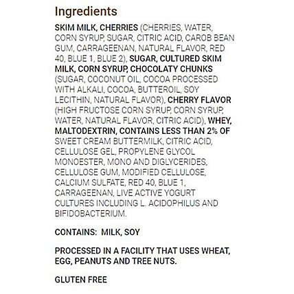 Kemps Yogurt Frozen Low Fat Smooth Creamy Black Jack Cherry - 1.5 Quart - Image 5