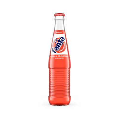 Fanta Soda Pop Mexico Strawberry Fruit Flavored - 355 Ml - Image 3