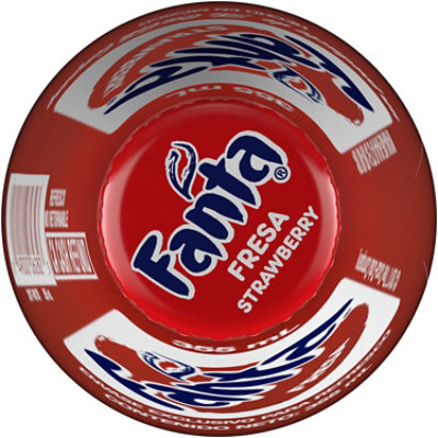 Fanta Soda Pop Mexico Strawberry Fruit Flavored - 355 Ml - Image 5