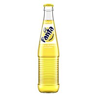 Fanta Soda Pop Mexico Pineapple Fruit Flavored Glass Bottle - 355 Ml - Image 3