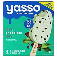 Yasso Frozen Yogurt Greek Bars Mint Chocolate Chip - 4-3.5 Fl. Oz. - Image 3