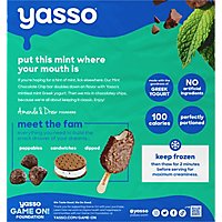 Yasso Frozen Yogurt Greek Bars Mint Chocolate Chip - 4-3.5 Fl. Oz. - Image 6