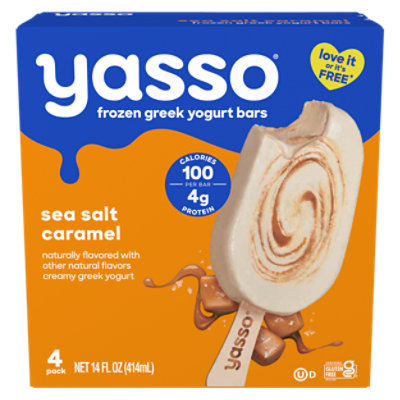 Yasso Frozen Yogurt Greek Bars Sea Salt Caramel - 4-3.5 Fl. Oz. - Image 3