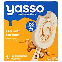 Yasso Frozen Yogurt Greek Bars Sea Salt Caramel - 4-3.5 Fl. Oz. - Image 1