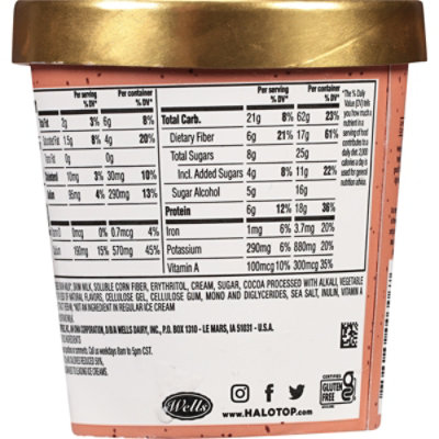 Halo Top Chocolate Light Ice Cream Frozen Dessert For Summer - 16 Fl. Oz. - Image 3