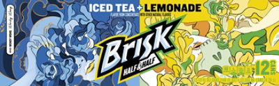 Brisk Half & Half Iced Tea Lemonade - 12-12 Fl. Oz. - Image 2
