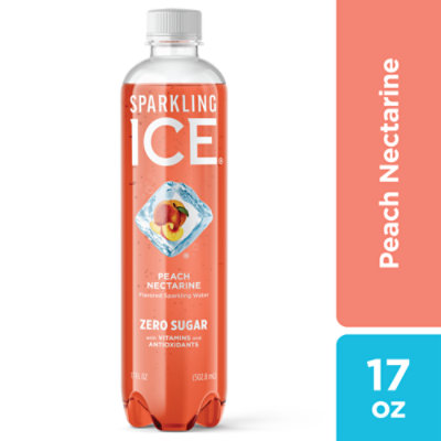 Sparkling Ice Peach Nectarine Sparkling Water 17 fl. oz. Bottle - Image 1