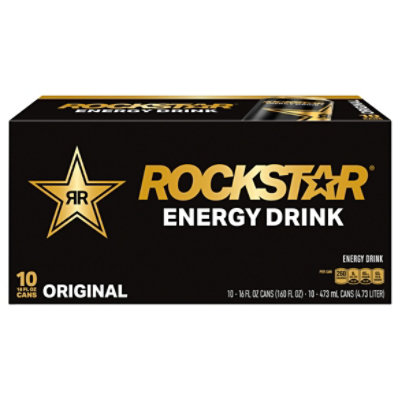 Rockstar Energy Drink - 10-16 Fl. Oz. - Image 1