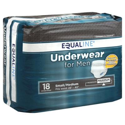 Incontinence Underwear for Men, Maximum Absorbency, Small/Medium