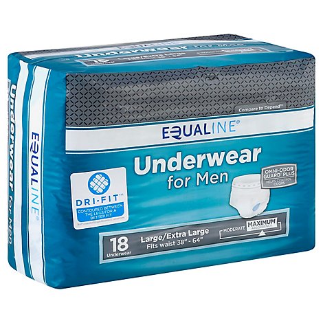 Signature Care Incontinence Protective Underwear For Men Large/Extra Large - 18 Count