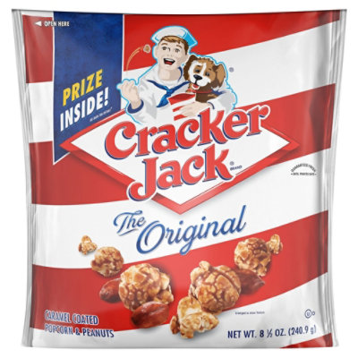 Cracker Jack Popcorn & Peanuts Caramel Coated The Original - 8.5 Oz