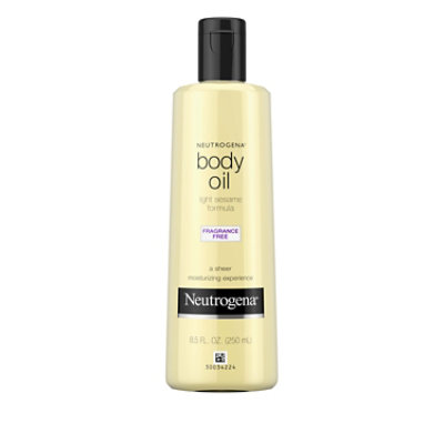 Neutrogena Body Oil Light Sesame Formula Fragrance Free - 8.5 Fl. Oz.