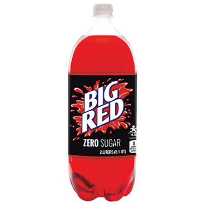 Big Red Zero Sugar Soda Bottle - 2 Liter - Image 3