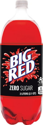 Big Red Zero Sugar Soda Bottle - 2 Liter - Image 2