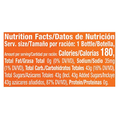 Crush Orange Made in Mexico Soda Glass Bottle -  12 Fl. Oz. - Image 2