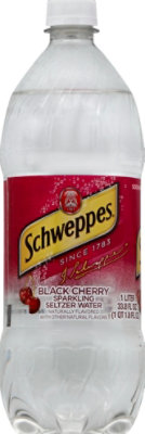 Schweppes Seltzer Water Black Cherry - 1 Liter - Image 2