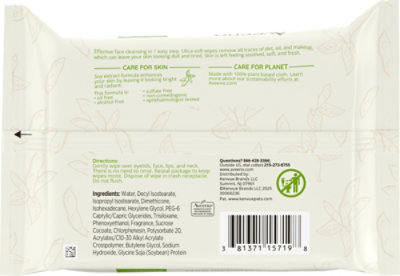 Aveeno Positively Radiant Oil-Free Makeup Remover Facial Wipes - 25 Count - Image 7