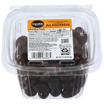 Dark Chocolate Almonds - 11 Oz