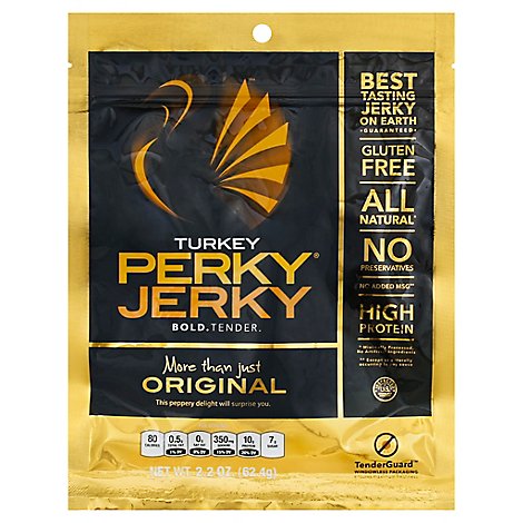 Perky Jerky Turkey Jerky More than Just Original - 2.2 Oz