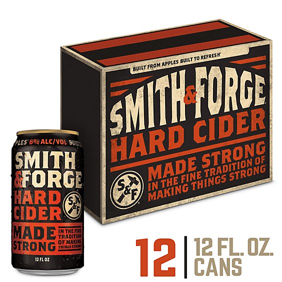 Smith & Forge Hard Cider Hard Cider Hard Apple Cider 6% ABV Cans - 12-12 Fl. Oz.