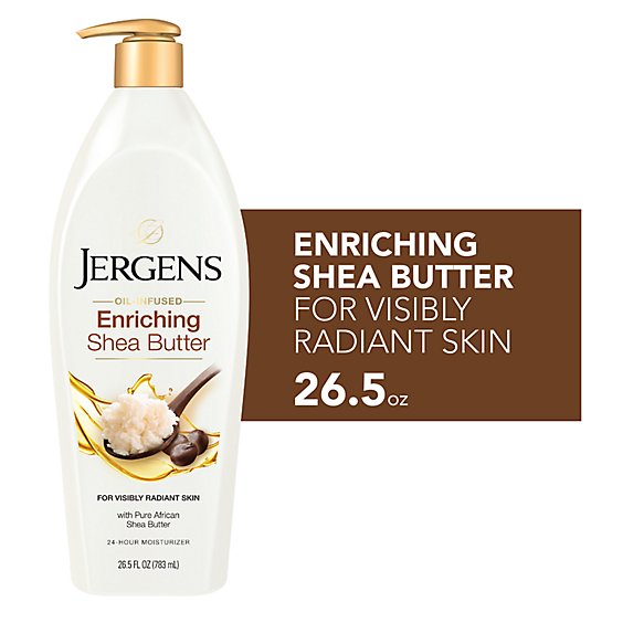 JERGENS Enriching Shea Butter Hand And Body Lotion For Dry Skin - 26.5 Fl. Oz.