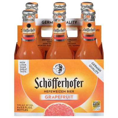 Schofferhofer Grapefruit Hefeweizen In Bottles - 6-11.2 Fl. Oz. - Image 1