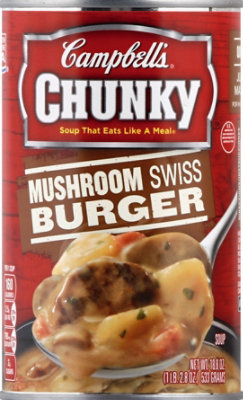 Campbells Chunky Soup Mushroom Swiss Burger - 18.8 Oz - Image 2
