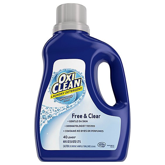 OxiClean Free And Clear Liquid Laundry Detergent - 60 Oz