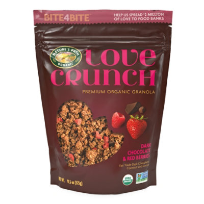 Abe Hvor fint Grav Nature's Path Organic Love Crunch Dark Chocolate & Red Berries Granola -  11.5 Oz - Vons