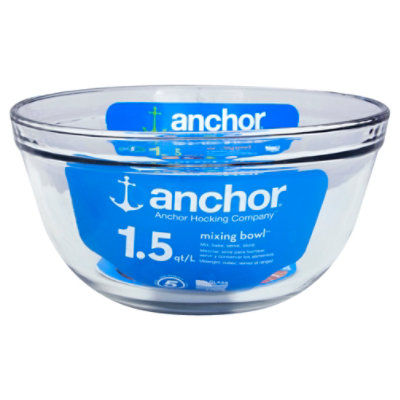 Anchor Clear Glass Batter Bowl 2 qt (1 ct)