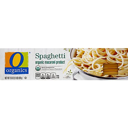 O Organics Organic Macaroni Product Spaghetti - 16 Oz - Image 2