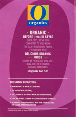 O Organics Organic Macaroni Product Rotini - 16 Oz - Image 2