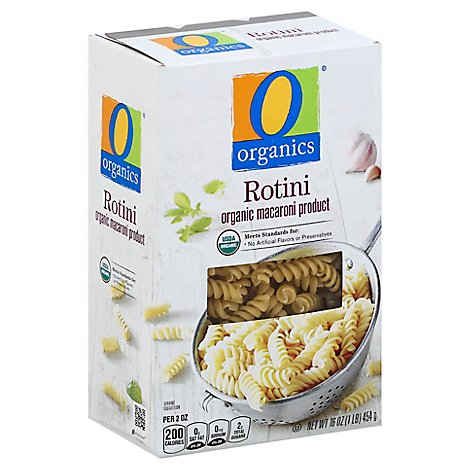 O Organics Organic Macaroni Product Rotini - 16 Oz
