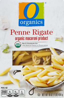 O Organics Pasta Penne Rigate - 16 Oz - Image 2