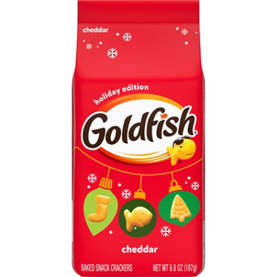 Pepperidge Farm Goldfish Holiday Shapes Cheddar Crackers - 6.6 Oz - Image 1