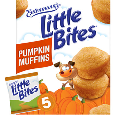 Entenmanns Little Bites Muffins Pumpkin Limited Edition 5 Pouches - 20 Count - Image 1