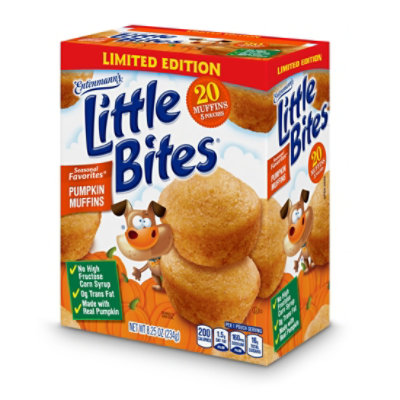 Entenmanns Little Bites Muffins Pumpkin Limited Edition 5 Pouches - 20 Count - Image 4