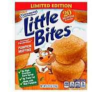 Entenmanns Little Bites Muffins Pumpkin Limited Edition 5 Pouches - 20 Count