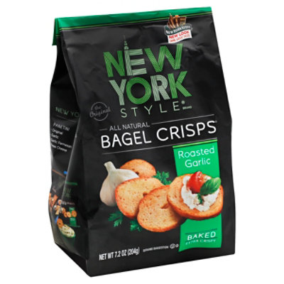 New York Style Roasted Garlic Bagel Crisps 7.2 Oz Andronico's