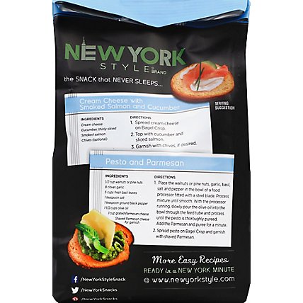 New York Style Sea Salt Bagel Crisps - 7.2 Oz