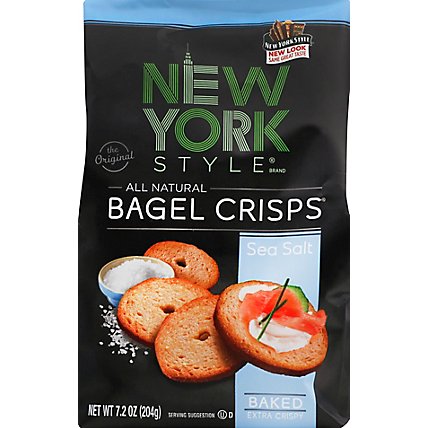 New York Style Sea Salt Bagel Crisps - 7.2 Oz