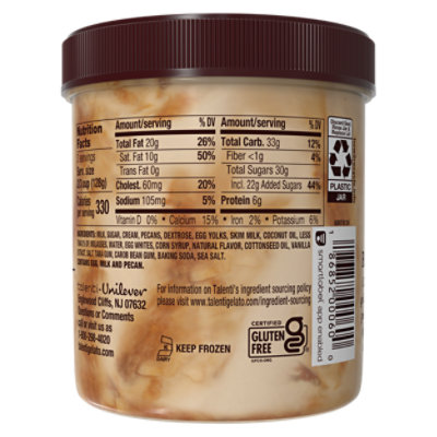 Talenti Southern Butter Pecan Gelato - 1 Pint - Image 6