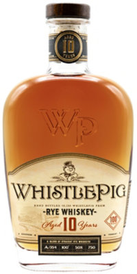 Whistle Pig Whiskey Straight Rye Aged 10 Years 100 Proof - 750 Ml